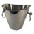 Vintage Stainless Champagne Ice Bucket With Ring Handles For Sale