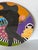 1980s Lois Barton Hand-Painted Figurative Modernist Art Ceramic Decorative Plate For Sale - Image 9 of 12