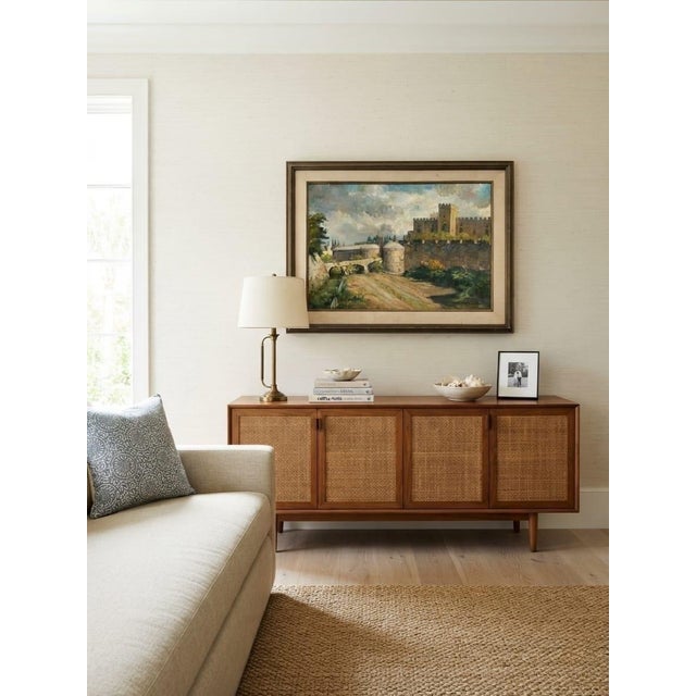 1960s Painting - Oil on Canvas Fortress Landscape by A. Karasylionis For Sale - Image 12 of 12