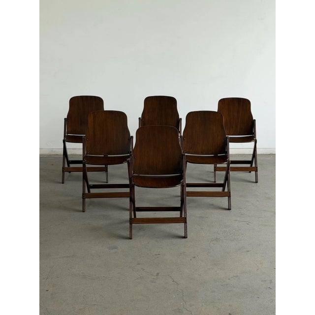 1940s Folding Chairs by American Seating Company For Sale - Image 11 of 12
