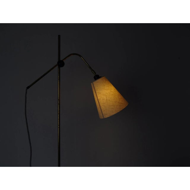 Modern Brass Floor Lamp with Adjustable Arm & Head, 1970s For Sale - Image 11 of 16