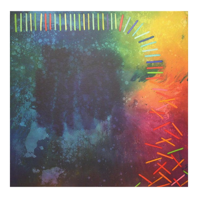 "Falling for You" Original Contemporary Abstract Painting by Mel Rea For Sale