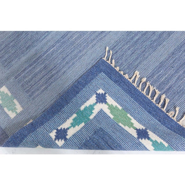 Doris Leslie Blau Vintage Swedish Flat Woven by Ulla Parkdal For Sale In New York - Image 6 of 7