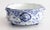 Delft 19th Century French Faience Creil Et Montereau Blue & White Floral Ironstone Jardiniere Cachepot Centerpiece For Sale - Image 4 of 13