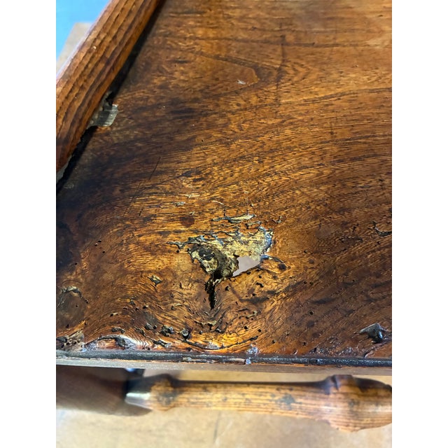 Late 17th Century Ladder-Back Barrister Chair. English or American For Sale - Image 4 of 8