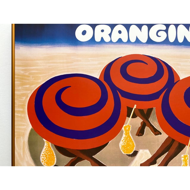 Various Artists Bernard Villemot Lithograph Print Framed French Pop Art Poster " Orangina " 1984 For Sale - Image 4 of 12