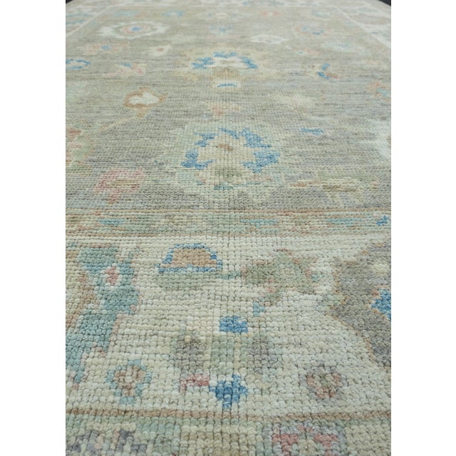 Early 21st Century Turkish Oushak Rug 5' x 7' #17960 For Sale - Image 5 of 8