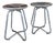 Aluminium Stools by Terance Conran for the Conran Shop, 1990, Set of 2 For Sale
