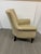 Contemporary Wingback Chair With Spiral Pattern For Sale In San Francisco - Image 6 of 12