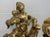 Bronze Antique Heavy Pair of Louis XV Style Gilt Bronze Female Sphinx Chenets Andirons For Sale - Image 8 of 17