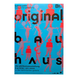 Bauhaus Oskar Schlemmer Figures Archive Exhibition Poster, Berlin, 2019 For Sale