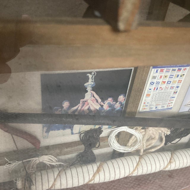 America's Cup-Themed Shadow Box Diorama For Sale - Image 4 of 12