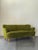 1950s Swedish Sofa in Green Striped Chenille Style of Carl Johan Boman For Sale - Image 4 of 6
