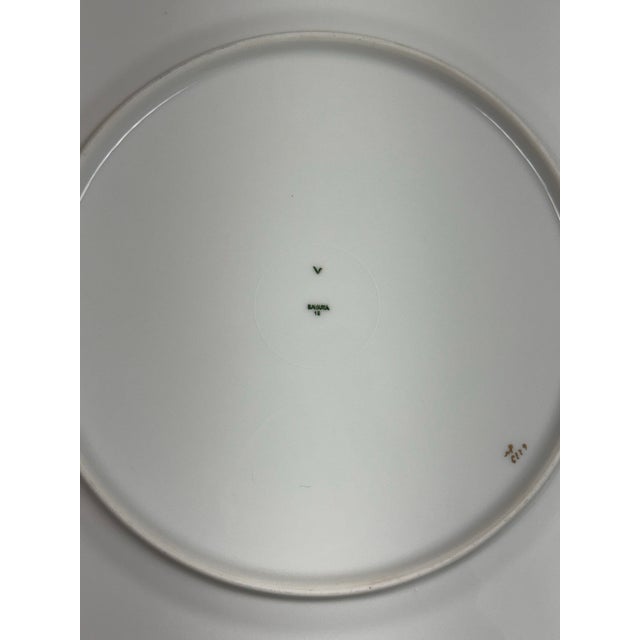 Circa 1980's Bavarian Porcelain Dinner Plates, Set of Twelve For Sale - Image 12 of 13