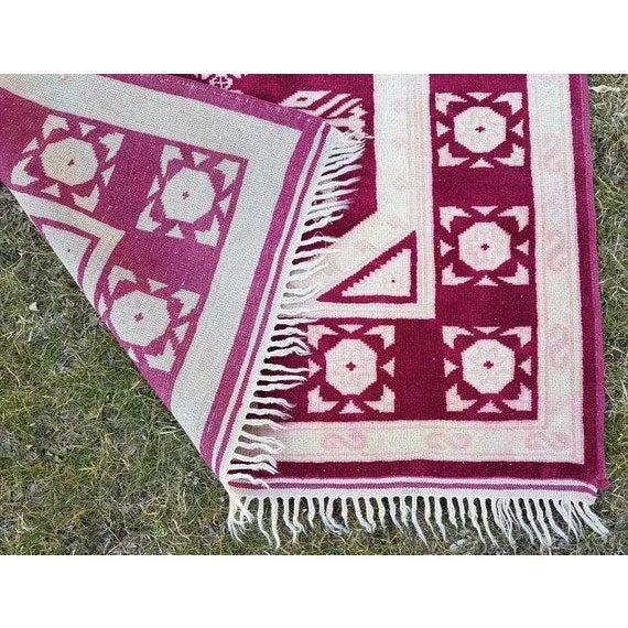 Hand-Knotted Turkish Kurdish Runner . Tribal Long Runner - 3′5″ × 12′2″ For Sale - Image 10 of 11