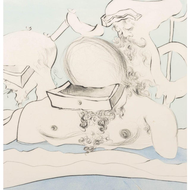 Salvador Dalí Salvador Dali "Expulse Comme Un Megot..." Etching For Sale - Image 4 of 11