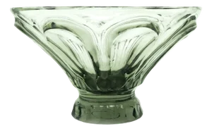 Art Deco Bowl from Moser, Czechoslovakia, 1930s