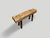 Contemporary Andrianna Shamaris Teak Wood Log Style Bench For Sale - Image 3 of 5