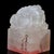 White Shoushan Stone Lychee Jelly Seal, Chinese Vintage Carved Qilin Stone Chop With Artist Inscription For Sale - Image 8 of 9