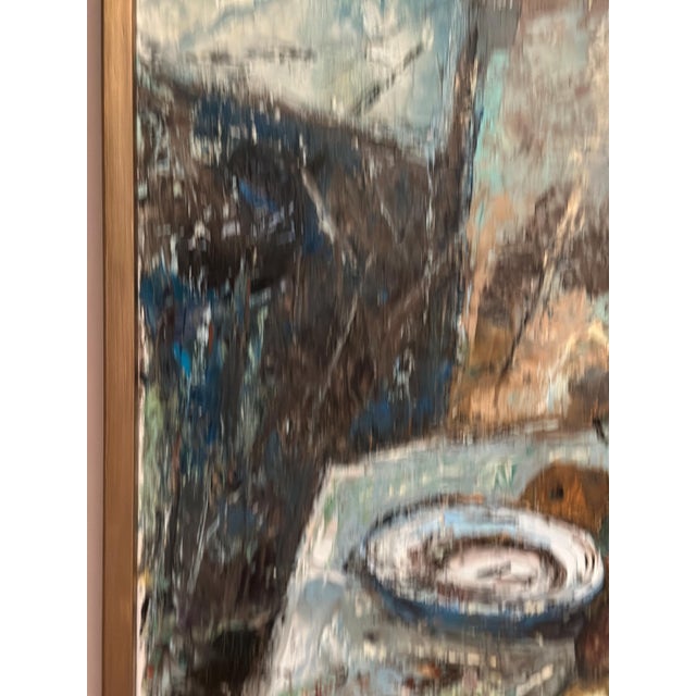 Josef Geson, Upppställning I, 1975, Oil on Canvas, Framed For Sale - Image 9 of 18