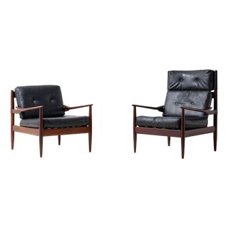 Modernist Lounge Chairs attributed to Beka, 1960s, Set of 2 For Sale