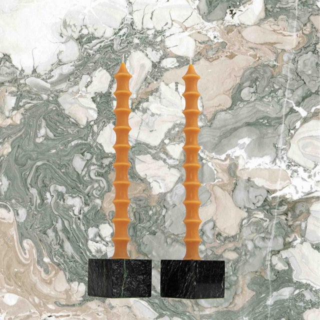 Hand-poured beeswax candles inspired by the graceful silhouettes of traditional bamboo pagodas. Made with 100% natural...