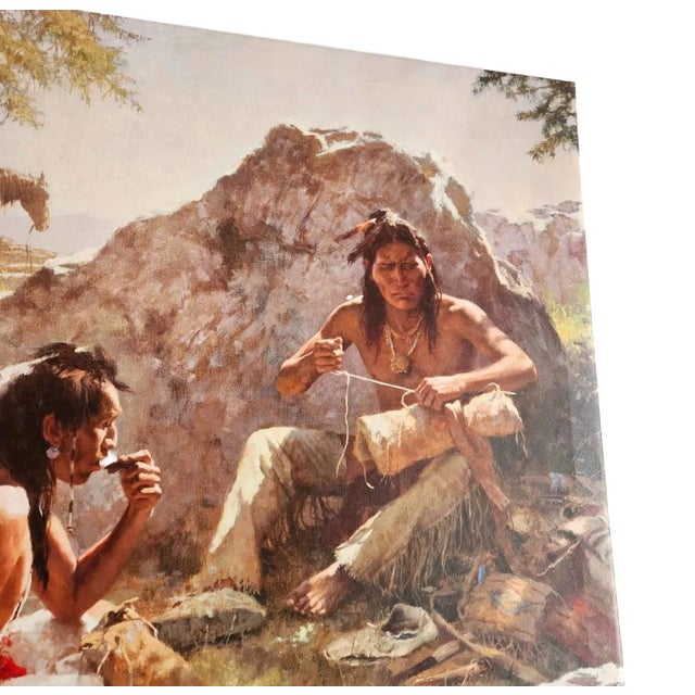 American Howard Terpning "Hard Trails Wore Out More Than Ponies" Limited Edition Giclée on Canvas Masterwork Edition For Sale - Image 3 of 6