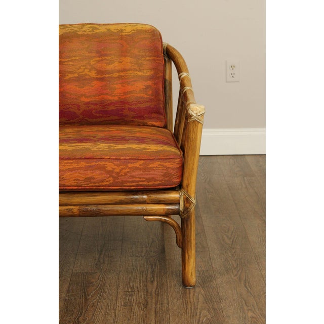 McGuire Vintage Bamboo Loveseat For Sale In Philadelphia - Image 6 of 12