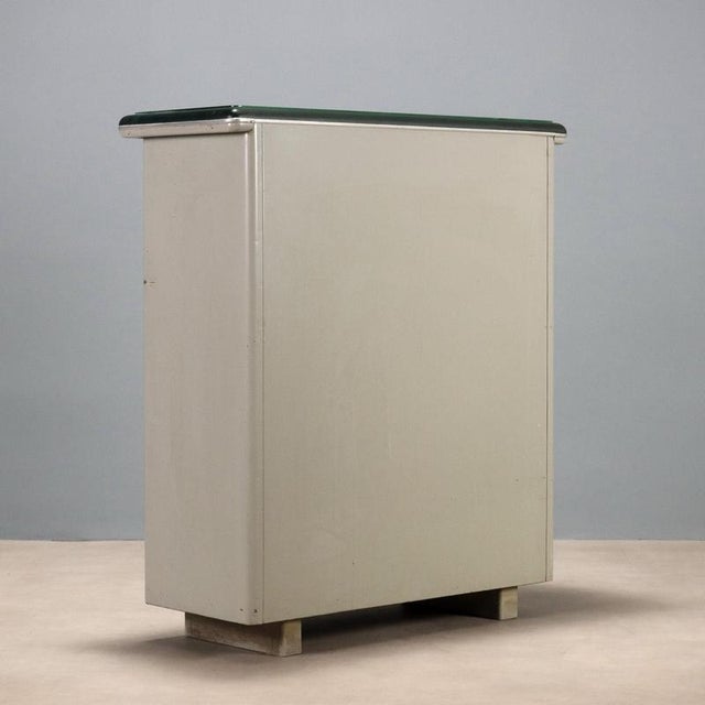 Gray Small Metal Bookcase, 1960s For Sale - Image 8 of 9