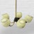 Mid-Century Modern Scandinavian Pendant in Brass and Glass, 1940s For Sale - Image 4 of 10