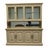 Contemporary Drexel Heritage Cabochon Collection Contemporary Coastal Style 72" Buffet W. Lighted Display China Cabinet 848-140 / 848-240 - Bleach Sand Finish For Sale - Image 3 of 12
