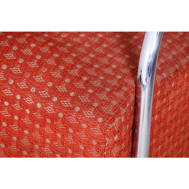 Red Set of Bauhaus Armchairs in Beech attributed to Mücke-Melder for Mücke Melder, Czech, 1930s For Sale - Image 8 of 10