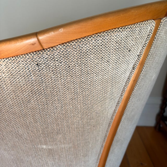 Mid-Century Modern Danish Skipper Mobler Style Bentwood Maple Club Library Arm Chair For Sale - Image 10 of 15