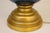 Xlarge Marbro Thick Blown Murano Italy Ultramarine Art Glass Brass Table Lamp 1960's Blenko For Sale - Image 9 of 12