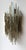 Pair of Hammered Glass Silver Iron Sconces by Poliarte, Italy, 1970s For Sale - Image 9 of 12