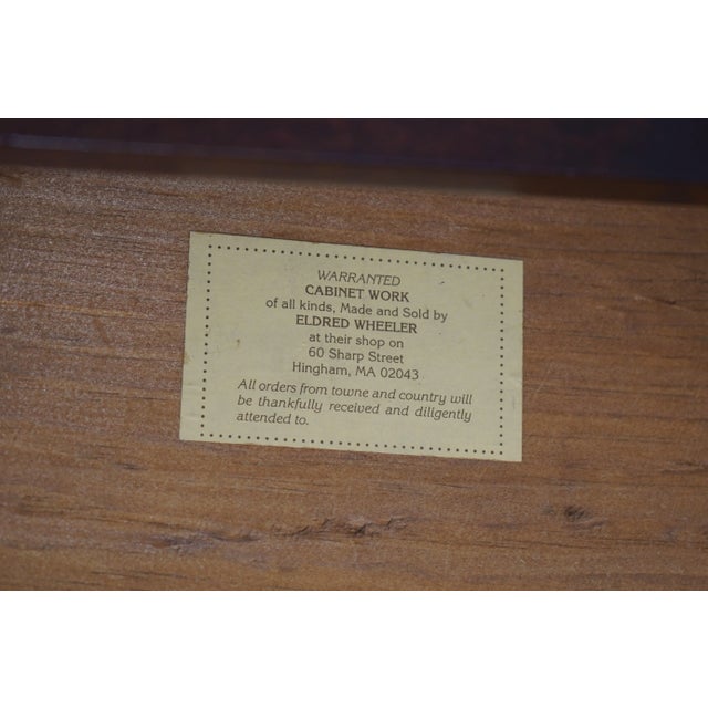 Eldred Wheeler Dark Cherry 1 Drawer Nightstand For Sale - Image 12 of 12