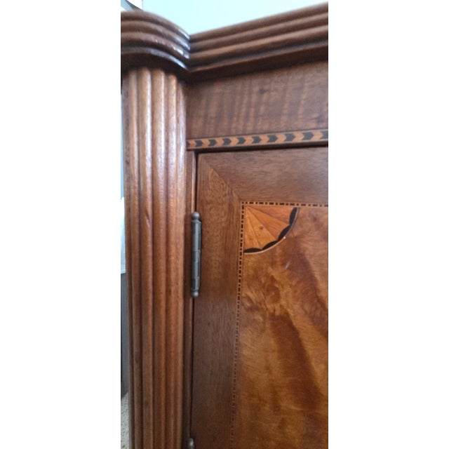 1920s 1920s The Royal Furniture Company Mahoghany Inlaid Sideboard For Sale - Image 5 of 17