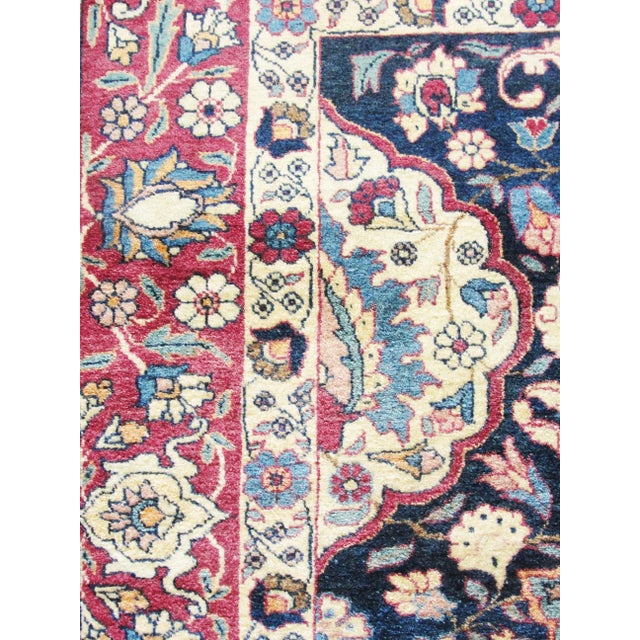 Antique Persian Tabriz Rug For Sale In Chicago - Image 6 of 9