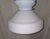 Art Deco German Ceiling Lamp with Opaque White Glass Shade, 1930s, in Very Good conditions. Designed 1920 to 1949 Up to...