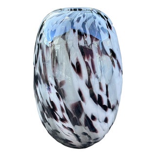 Murano Glass Vase, 1980s For Sale