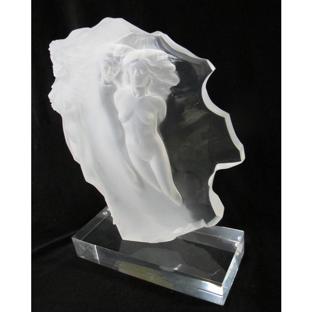 Frederick Hart Acrylic Light Whispers Signed Limited Female Nude Art Sculpture For Sale - Image 11 of 17