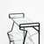Bent Iron, welded and enameled, crystal glass Signed declaration of the Grandson, Alberto Paccagnini from January 2020...