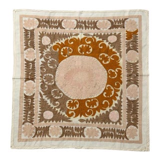 Boho Suzani Embroidery Wall Decor For Sale