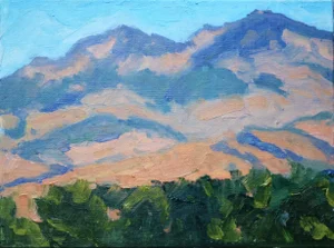 Mt. Diablo, Contemporary Impressionist Style Landscape Oil Painting