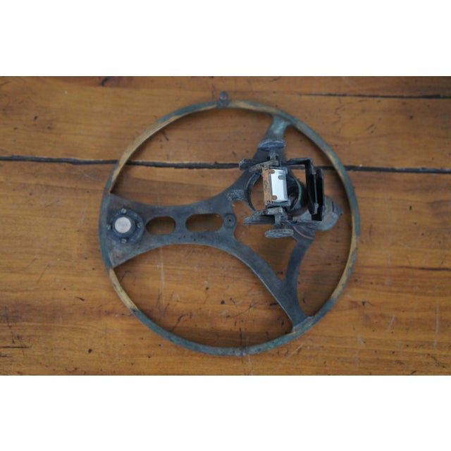 Antique Lord Kelvins Azimuth Mirror Nautical Navigation Prism Circle & Case For Sale - Image 6 of 12