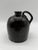 A Fine Antique Pennsylvania Folk Art Redware Handled Jug With an Albany Glaze, 1870's For Sale - Image 4 of 14