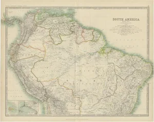 Antique Map from the Royal Atlas, 1909