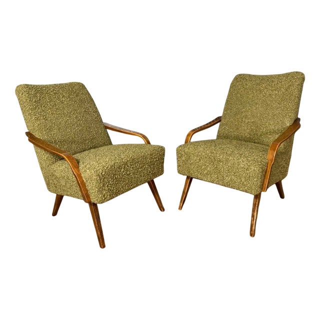 Set of Mid-Century Armchairs by Jaroslav Šmídek for Cesky Nabytek For Sale
