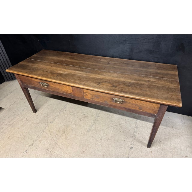 Antique French Console Table in Chestnut, 1800 For Sale - Image 4 of 18