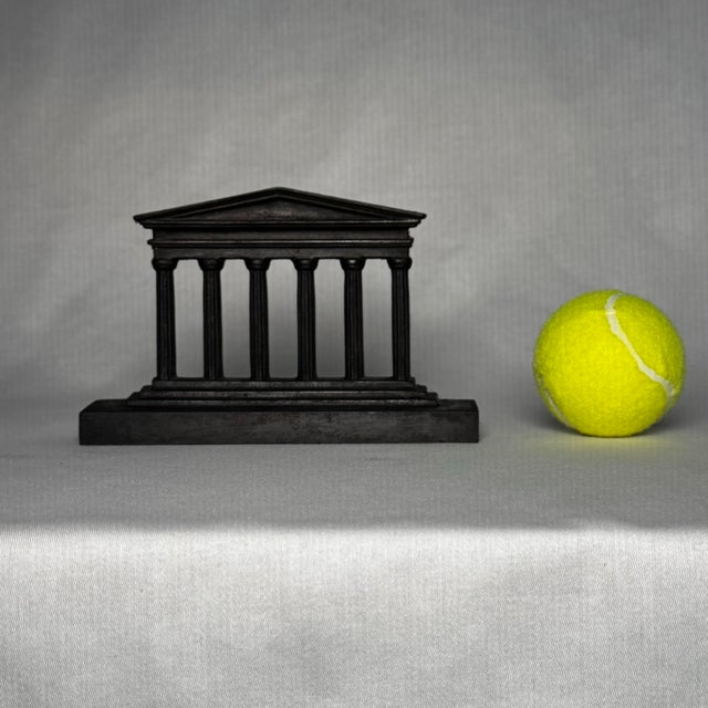 Early 20th Century Neoclassical Greek "Parthenon" Cast Iron Architectural Element Decorative Object For Sale - Image 11 of 11